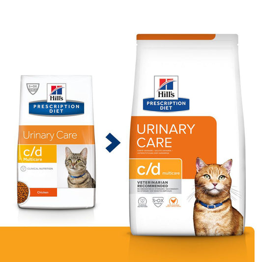 Hill's Prescription Diet c/d Multicare Urinary Care Adult Dry Cat Food Chicken
