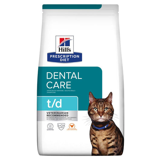 Hill's Prescription Diet Dental Care Adult Dry Cat Food with Chicken 3kg