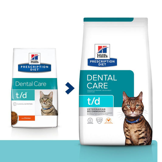 Hill's Prescription Diet Dental Care Adult Dry Cat Food with Chicken 3kg