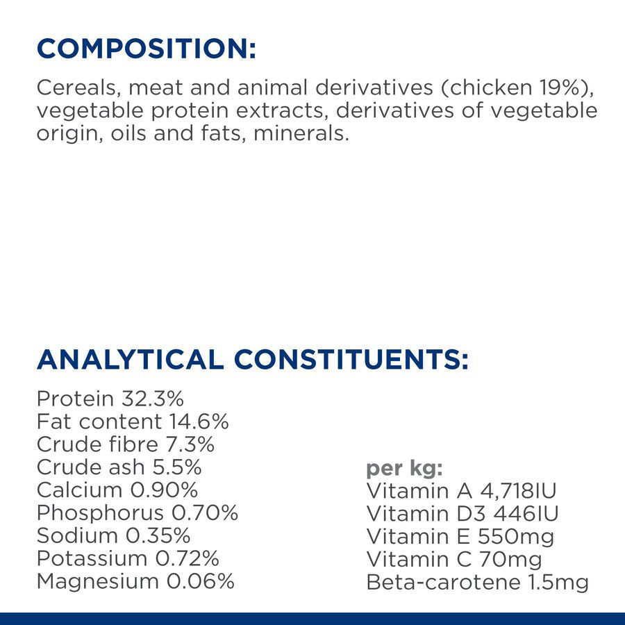 Hill's Prescription Diet Dental Care Adult Dry Cat Food with Chicken 3kg