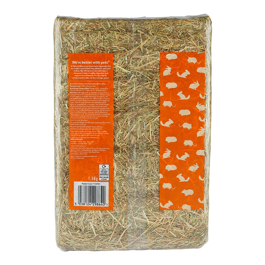 Pets At Home Small Animal Meadow Hay Bale