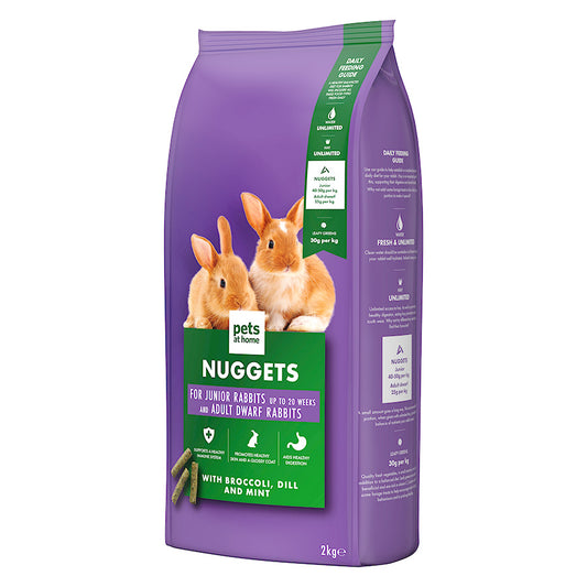 Pets at Home Nutri Pressed Junior/Dwarf Rabbit Nuggets 2kg