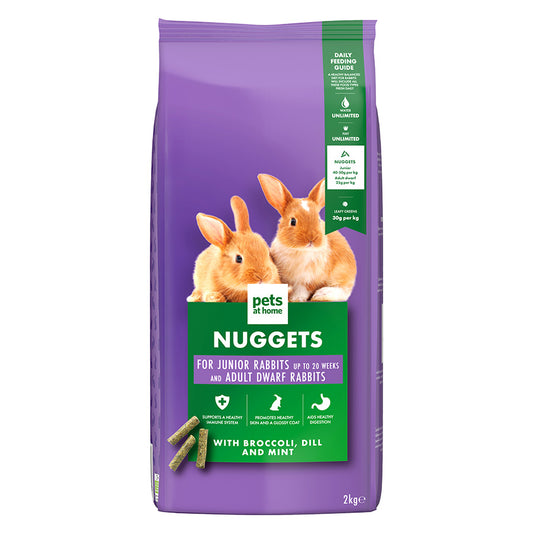Pets at Home Nutri Pressed Junior/Dwarf Rabbit Nuggets 2kg