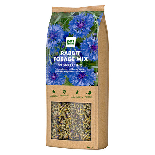 Pets at Home Natural Rabbit Forage Mix 1.5kg