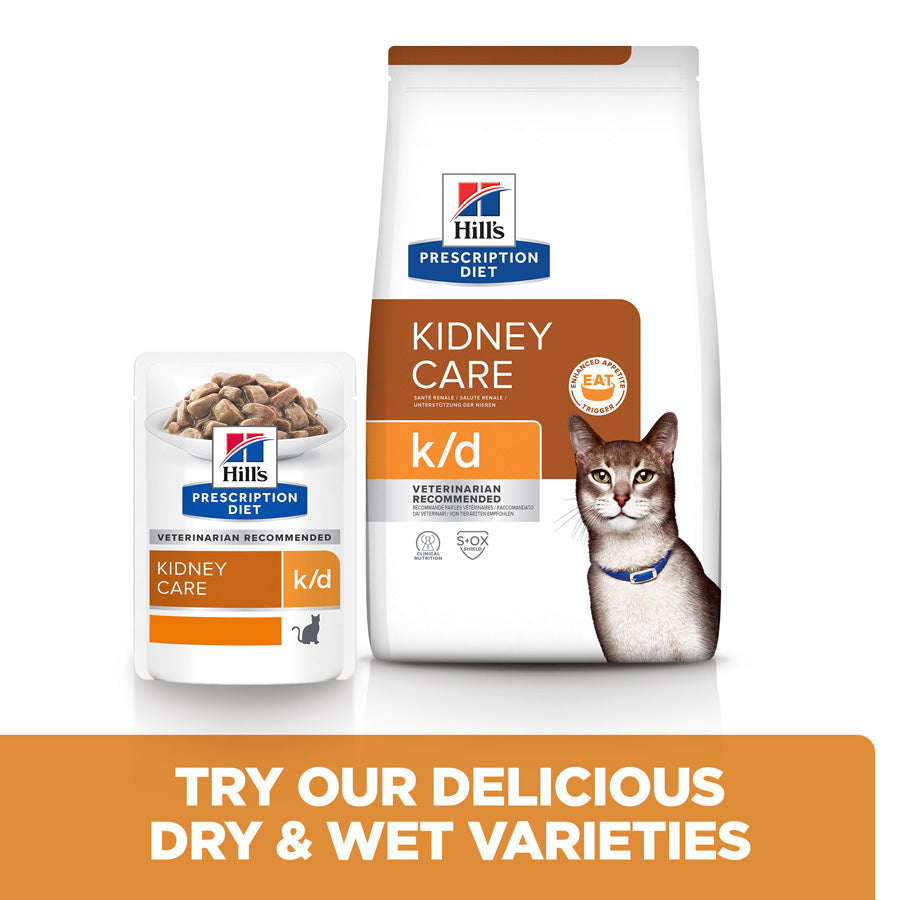 Hill's Prescription Diet k/d Kidney Care Wet Adult Cat Food 48x85g