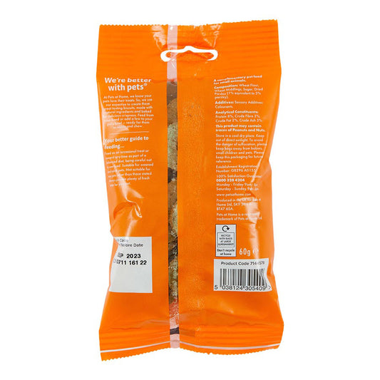 Pets at Home Small Animal Biscuit Bites Treats with Parsley 60g