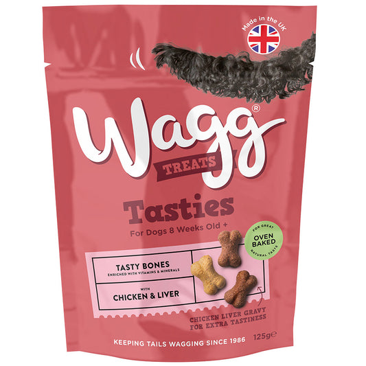 Wagg Dog Treats Tasty Bones 125g