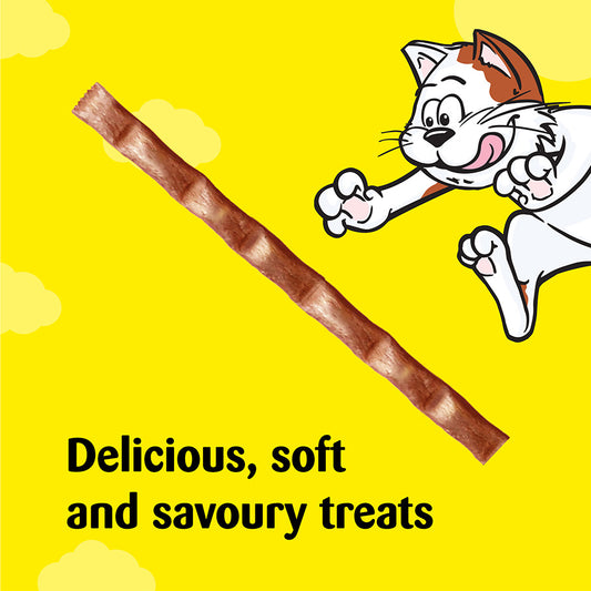 Dreamies Meaty Sticks Cat Treats with Chicken 30g