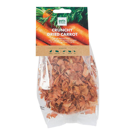 Pets at Home Small Pets Crunchy Dried Carrot Treats 50g