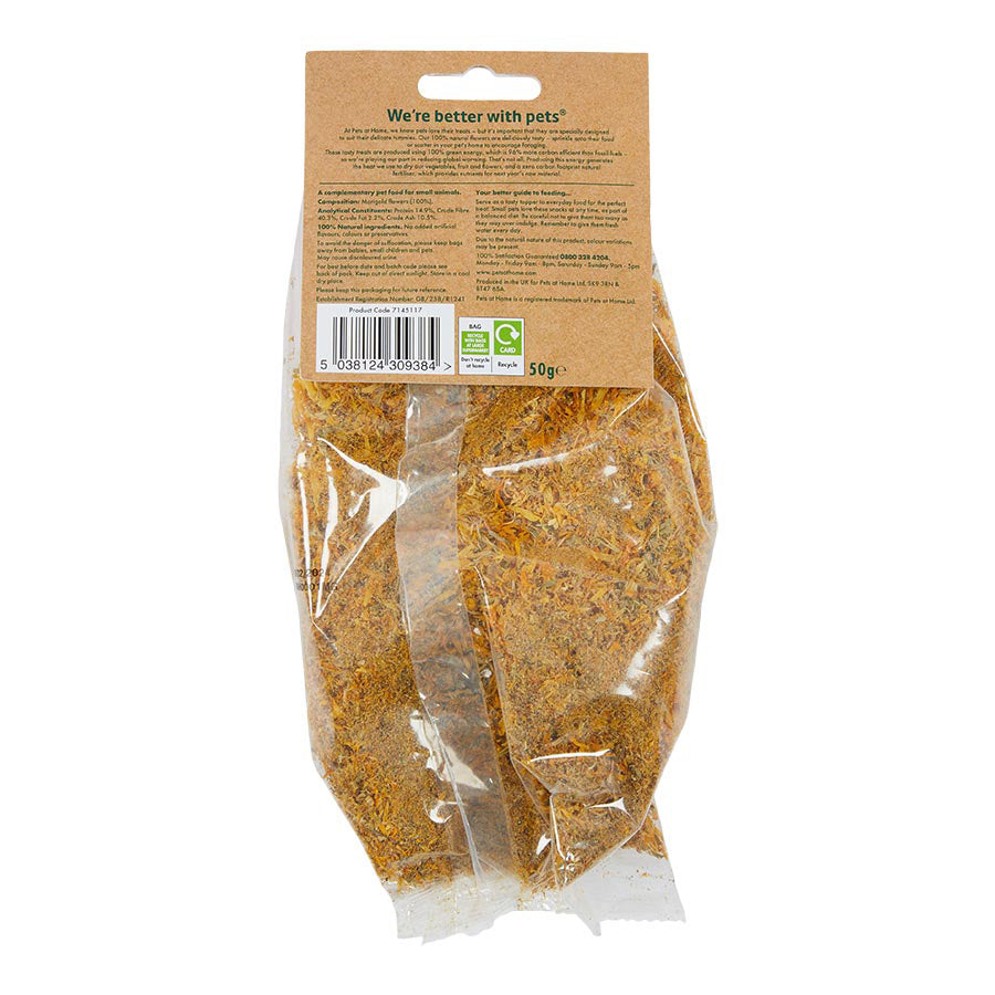 Pets at Home Small Pets Marigold Treats 50g