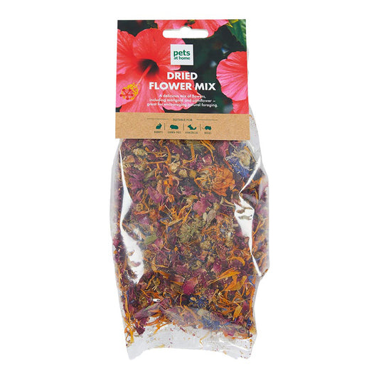 Pets at Home Small Pets Dried Flower Treats 50g