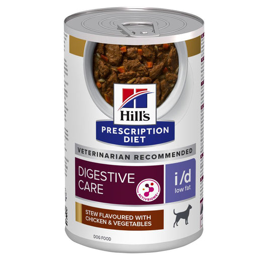 Hill's Prescription Diet Digestive Care Low Fat Wet Adult Dog Food 12x354g