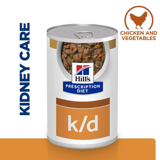 Hill's Prescription Diet k/d Kidney Care Wet Adult Dog Food 12x354g