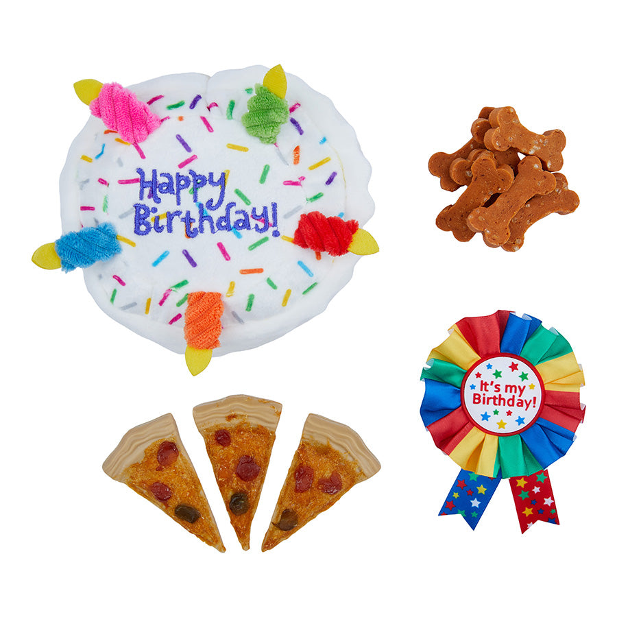 Pets at Home Dog Toy & Treats Birthday Box 103g