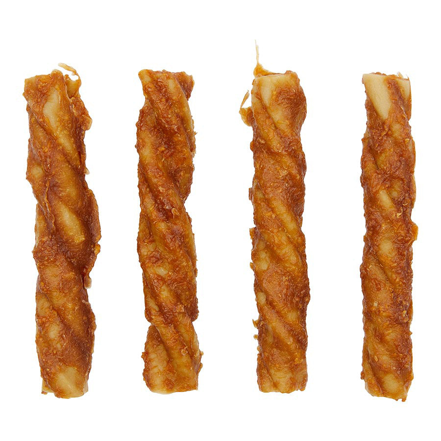 Pets at Home Rawhide Free Adult Dog Treats Chicken & Peanut Butter Twist 160g