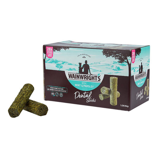 Wainwright's Large Breed Dog Dental Sticks With Mint & Parsley