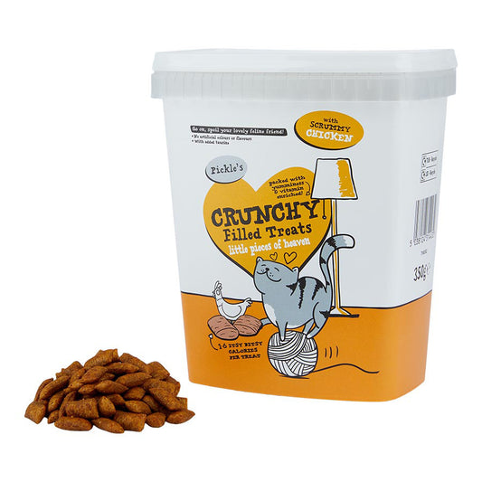 Pickle's Crunchy Filled Cat Treats Chicken 350g