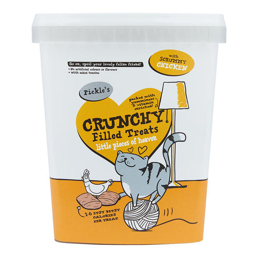 Pickle's Crunchy Filled Cat Treats Chicken 350g