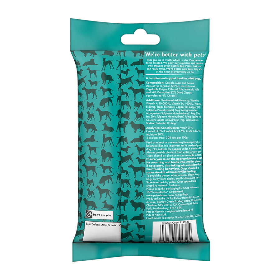 Pets at Home Adult Dog Training Treats Chicken & Cheese