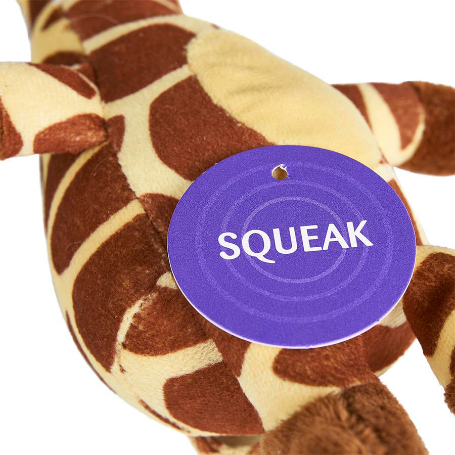 Pets at Home Giraffe Squeaky Dog Toy Mini