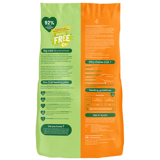 Burgess Excel Guinea Pig Nuggets with Mint