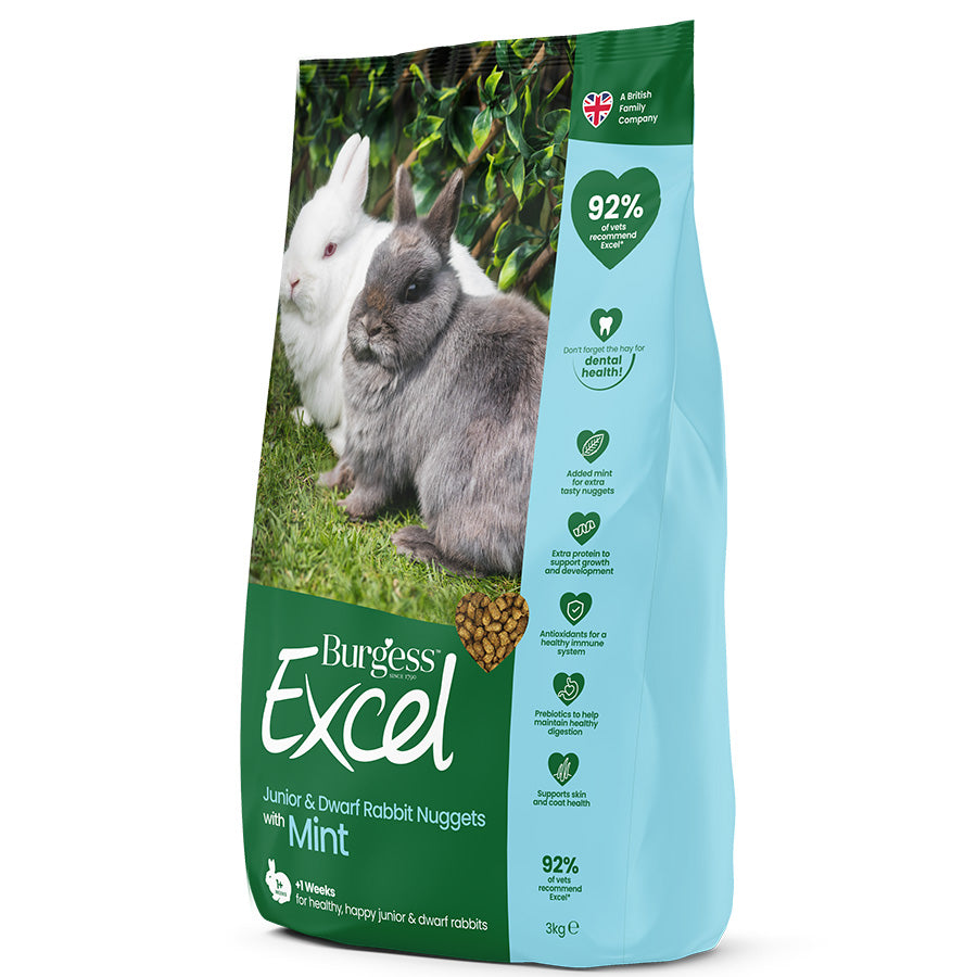 Burgess Excel Junior & Dwarf Rabbit Nuggets