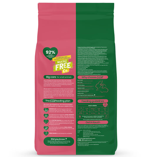 Burgess Excel Mature Rabbit Nuggets 1.5kg