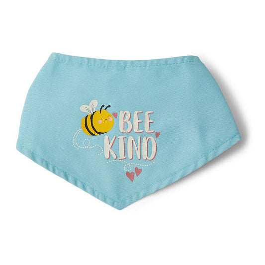 Just For Puppy Bee Kind Reversible Bandana Blue X Small/Small
