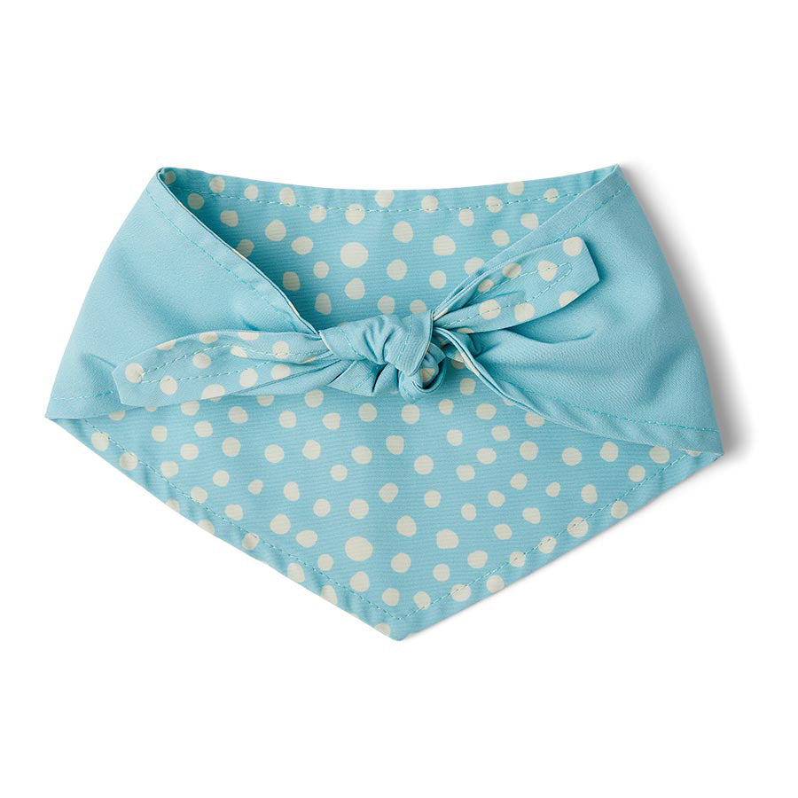 Just For Puppy Bee Kind Reversible Bandana Blue X Small/Small