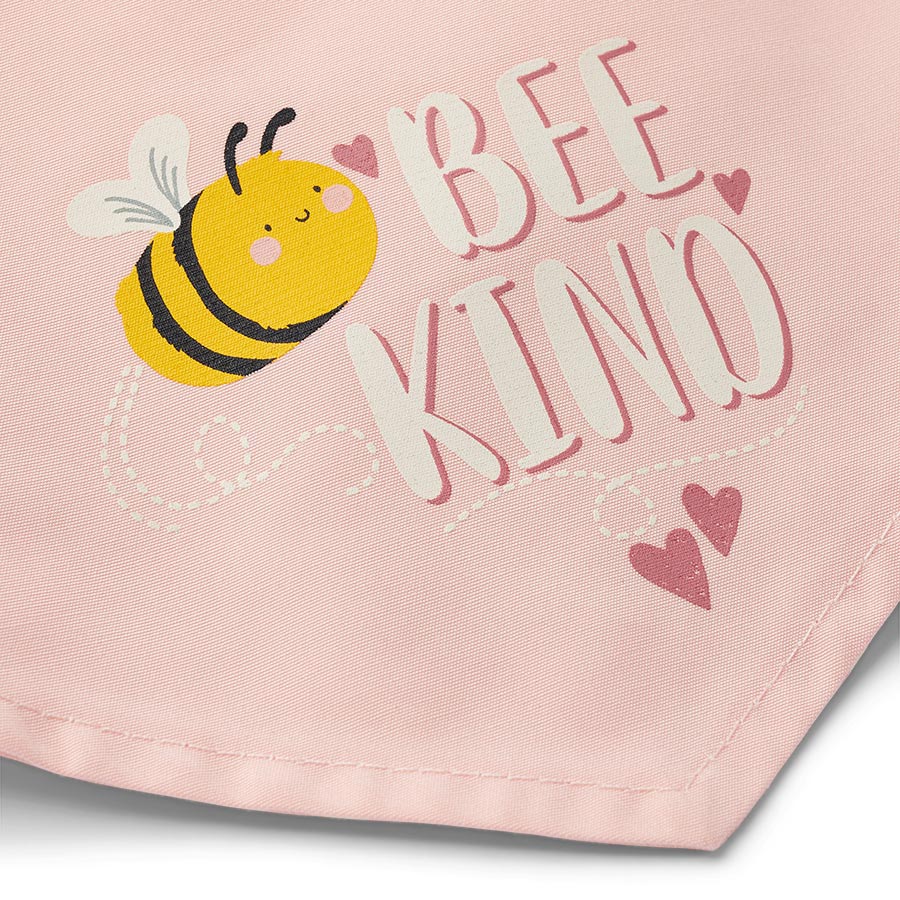 Just For Puppy Bee Kind Reversible Bandana Pink X Small/Small