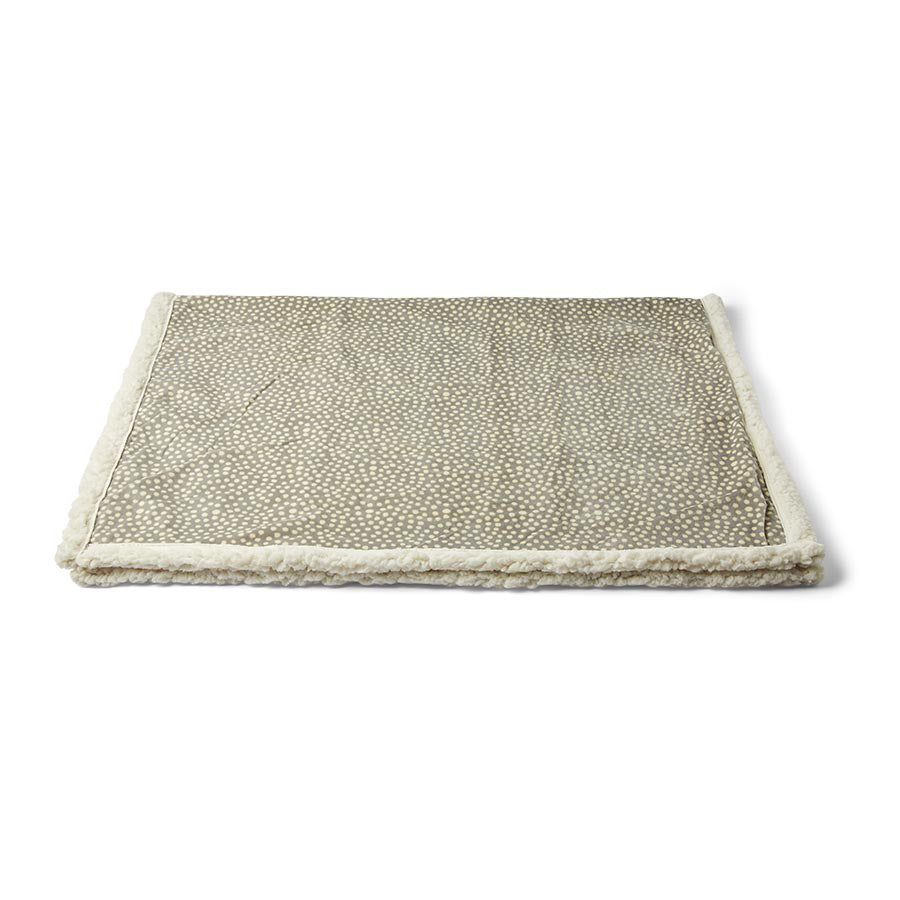 Pets at Home Reversible Puppy Blanket Spotty Grey