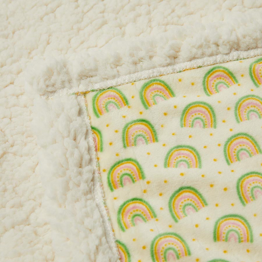 Pets at Home Rainbow Reversible Puppy Blanket