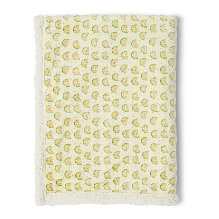 Pets at Home Rainbow Reversible Puppy Blanket