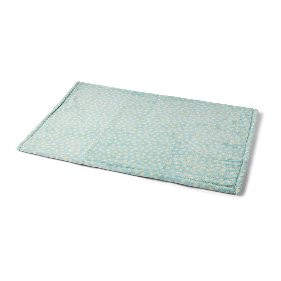 Pets at Home Spotty Fleece Puppy Blanket Blue