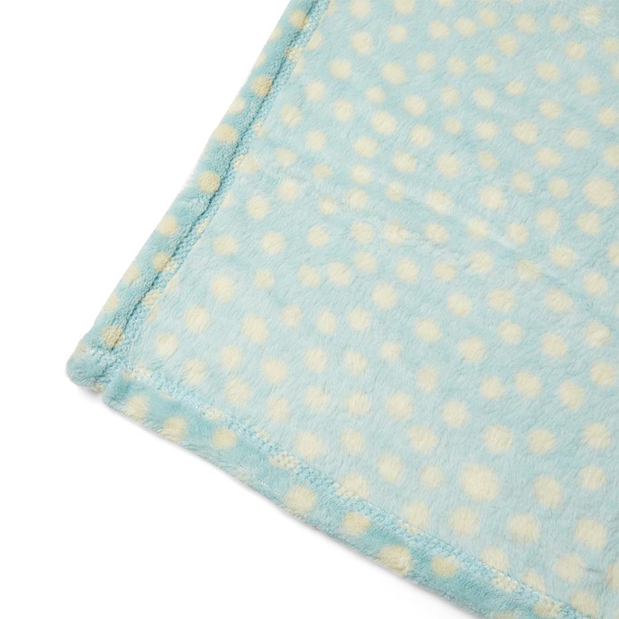 Pets at Home Spotty Fleece Puppy Blanket Blue