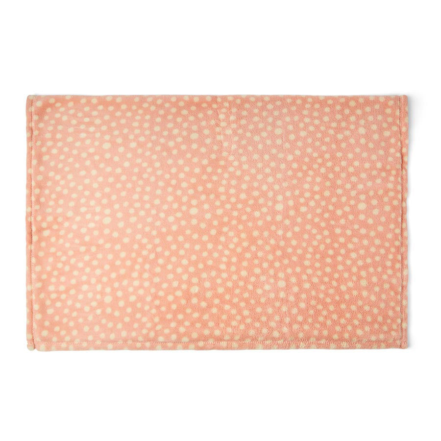Pets at Home Spotty Puppy Blanket Pink