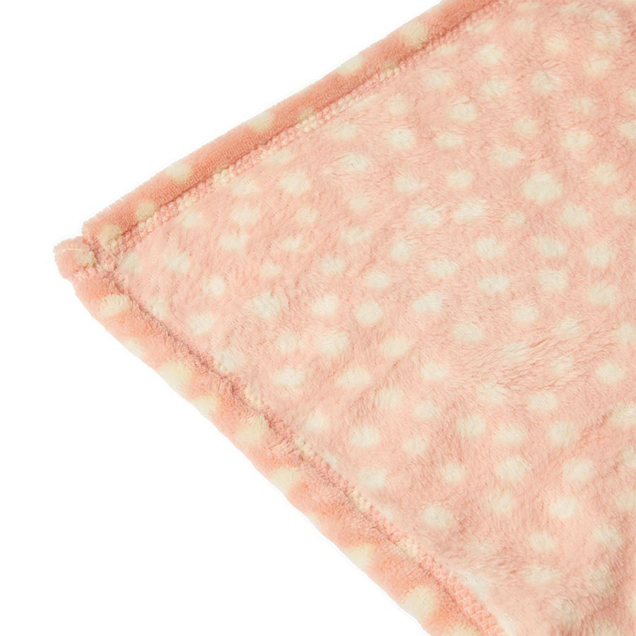 Pets at Home Spotty Puppy Blanket Pink