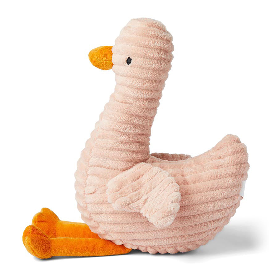 Just For Puppy Squeaky Dolly Duck Toy Pink