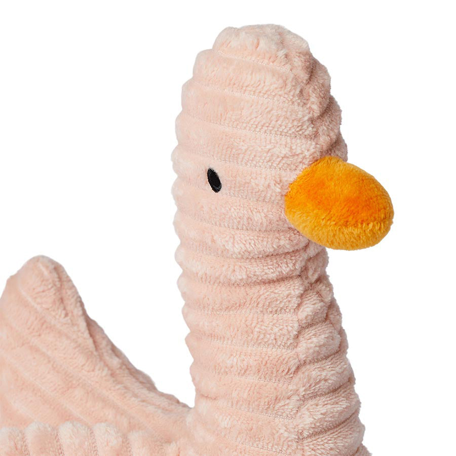 Just For Puppy Squeaky Dolly Duck Toy Pink