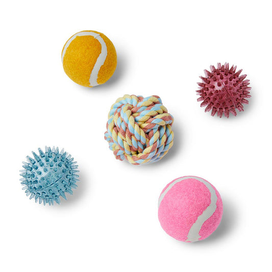 Just For Puppy Mixed Balls 5 Pack