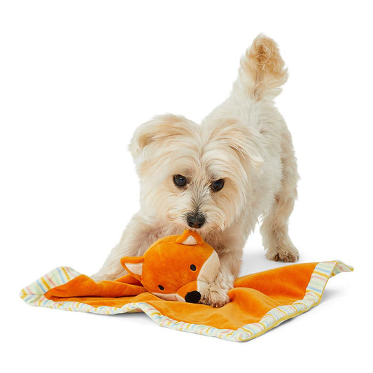 Just For Puppy Squeaky Finn Fox Comforter Blanket