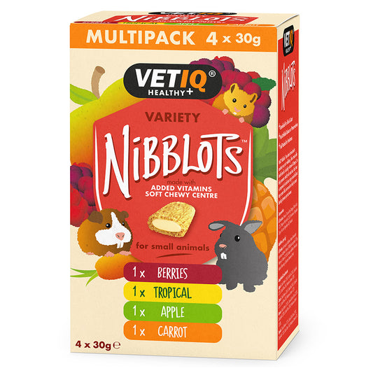VETIQ Nibblots Small Animal Treats Variety Pack 4 x30g