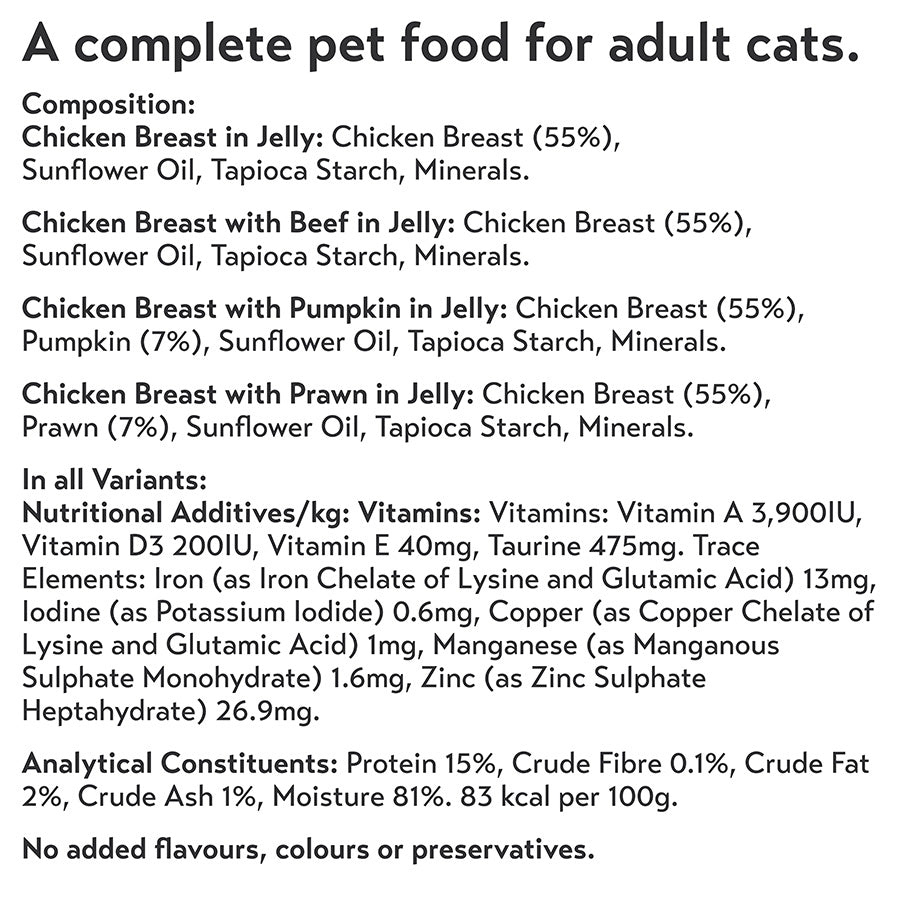 Seriously Good Wet Adult Cat Food Chicken a la Carte Jelly