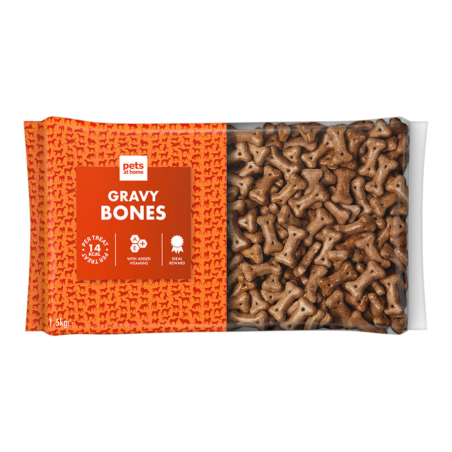 Pets at Home Adult Dog Gravy Bones Treat 1.5kg