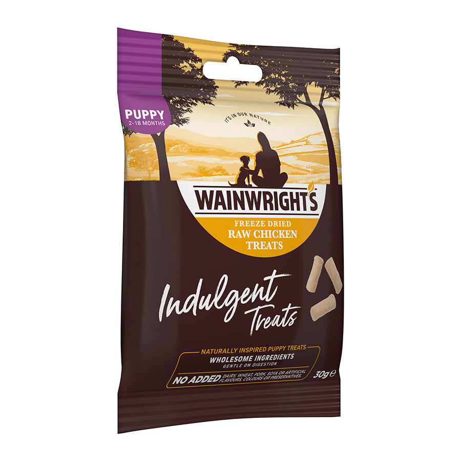 Wainwright's Puppy Freeze Dried Dog Treats Raw Chicken 30g