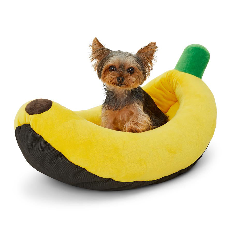 Sunny Daze Banana Dog Bed Yellow