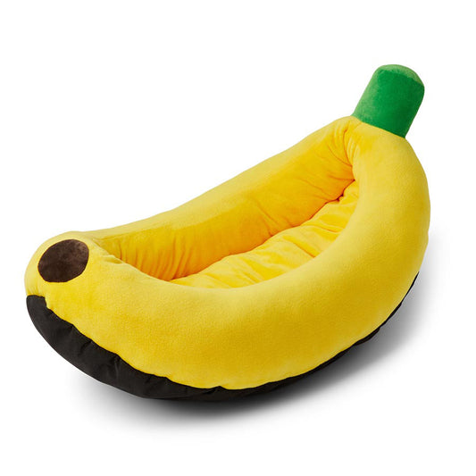 Sunny Daze Banana Dog Bed Yellow