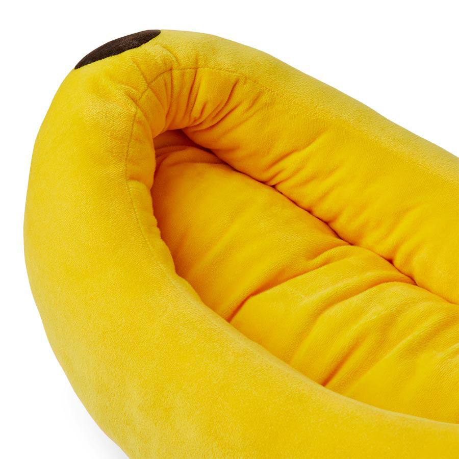 Sunny Daze Banana Dog Bed Yellow