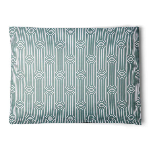 Pets at Home Ripple Print Dog Pillow Mattress Grey Medium