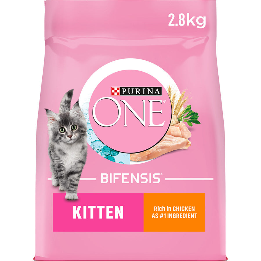 Purina ONE Kitten Dry Cat Food Chicken & Wholegrain 2.8kg